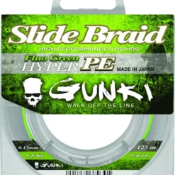 GUNKI Slide Braid 125 Fluo Green