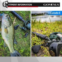 Gomexus 110mm Aluminium Handle With 35mm TPE Knob -Günstiges Rapala Geschäft BS110HTE35BKTNr 5