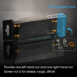 Gomexus 95mm Carbon Swept Handle With 20mm Aluminium Knob -Günstiges Rapala Geschäft DCS95A20BKGDr 6