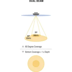 Humminbird XNT 9 20 T Spiegelheckgeber -Günstiges Rapala Geschäft H710198 1 3