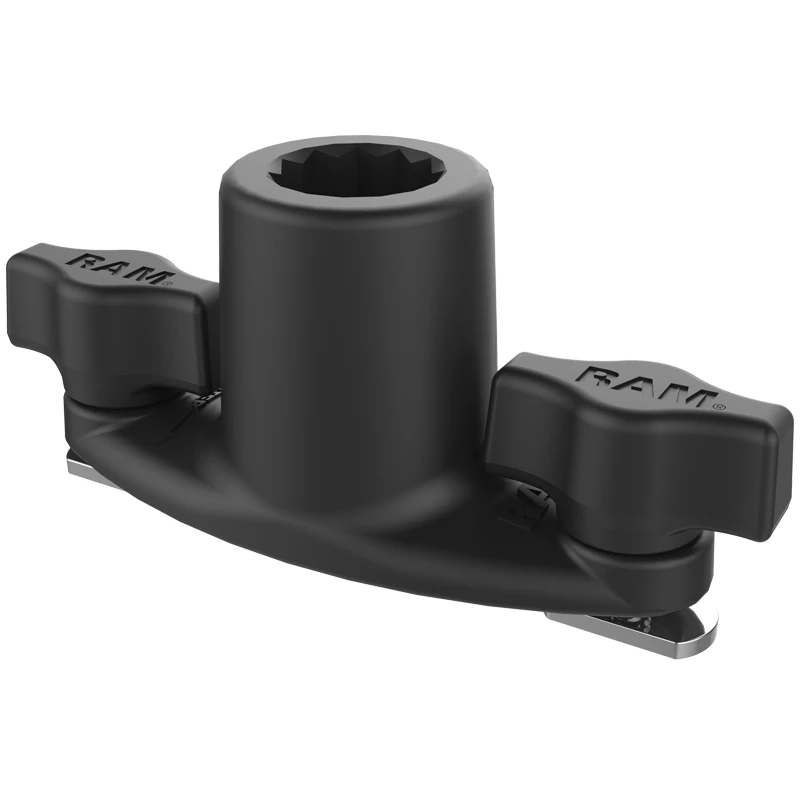 RAM Mounts Dual T-Bolt Track Base For Spline Posts 3 RAM Mounts Dual T-Bolt Track Base For Spline Posts