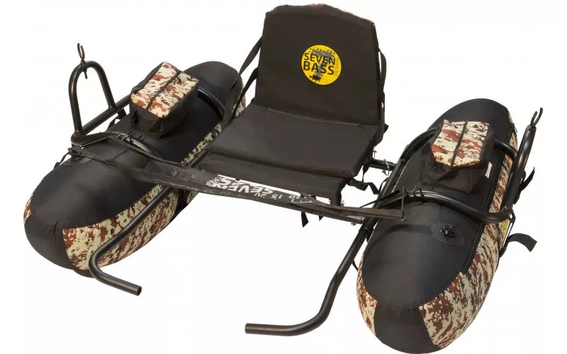 Seven Bass Design Seven Bass Pontoon - Orange Camo 4 Seven Bass Design Seven Bass Pontoon - Orange Camo – Bild 2