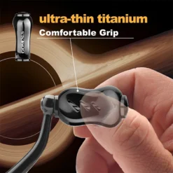 Gomexus Smoke Jedi Series 22mm Titanium Knob - Smoke -Günstiges Rapala Geschäft T22STSK 4